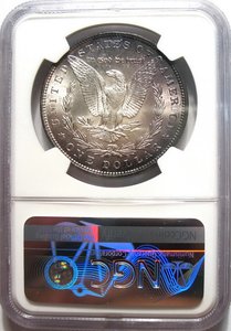 1$ США. Морган 1885 г. NGC (MS-64)