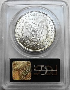 1$ США. Морган 1921 г. PCGS (MS-64)