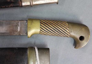 Шашка 1816 года с непонятными клеймами.