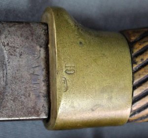 Шашка 1816 года с непонятными клеймами.