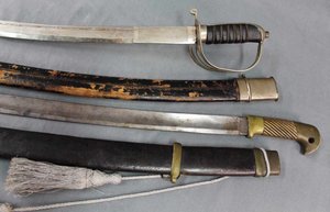 Шашка 1816 года с непонятными клеймами.