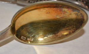 Набор чайных ложек. Серебро 875. Таллин.