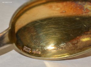 Набор чайных ложек. Серебро 875. Таллин.