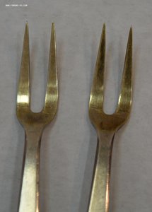 Вилки для лимона. Серебро 875. Таллин.