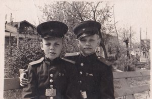 Воспитанники военно-музыкальной школы. Знаки. Эмблемы. 1952