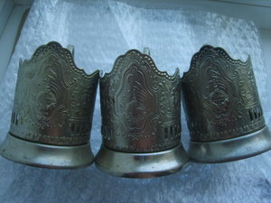 3 Подстаканника КОСМОС.МНЦ.Кольчугино.