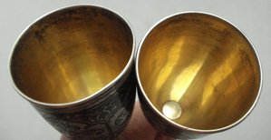 Два бокала, 875, 80 мл. Кубачи... не пользовались , 170 гр.