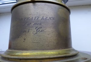 Объектив широкоформатный  PORTRAIT LENS 1904 г N.Y.   N137