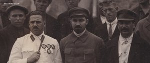 Сталин,Каганович.Блюхер с делегатами съезда. 1930-е гг.