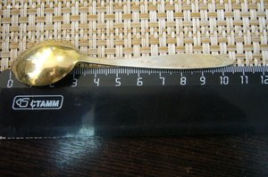 Набор 6 ложек - серебро 916