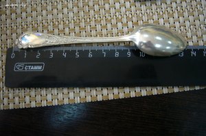 Набор 6 ложек - серебро 875 Киев