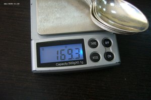 Набор 6 ложек - серебро 875 Киев