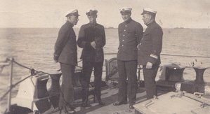 Линкор "Октябрьская Революция". Начсостав. 1930 год.