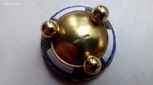 Солонка Ленинград, эмали.