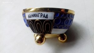 Солонка Ленинград, эмали.