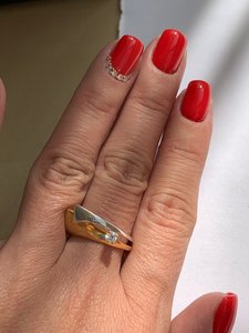 Современный российский набор с бриллиантами в 750пр шикарный