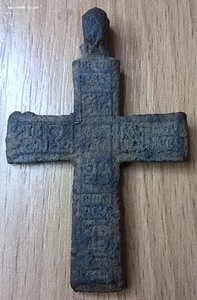 Нательный крестик железный