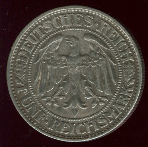 5 марок 1931 D. Подлинность и продажа.