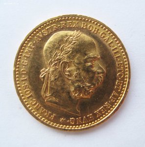 Австрия, 10 корон 1897 г. Золото