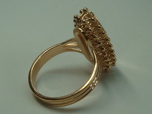 Кольцо Лодка Золото 583 Ереван 1970 годы