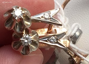 Бриллиантовый гарнитур. Советские бриллианты. В НУЛЕ!!!