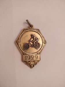 Жетон велосипедный, 875пр 1929г.