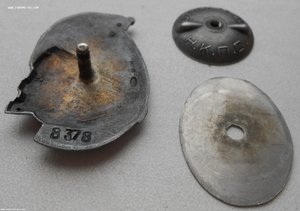 Знак Почетному железнодорожнику 83хх в серебре Клейма