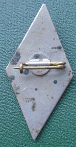 Ромбик об окончании в 1963 г средней школы.