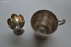 Наградная кружка + пашотница серебро.