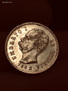 20 лир 1882 год AU