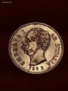 20 лир 1882 год AU