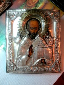 Икона "Николай Чудотворец" Аналой. 19 век