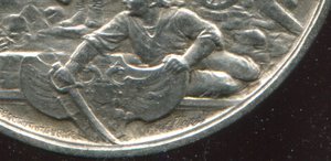 Медаль" Защитникам Порт-Артура". Серебро. Франция.