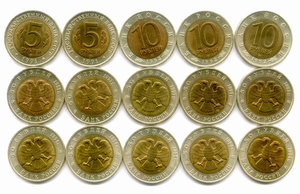 Красная книга биметалл 1991-1994 полный набор 15 шт