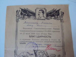 6 благодарностей на летчика Денисовец ПМпредставлялся к ГСС