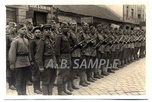 Советские автоматчики в Венгрии 1944 г.