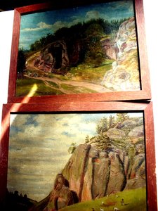 2 старых пейзажа