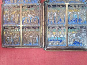 Складень Праздники. 7 эмалей