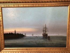 Корабль у берегов худ. И.Рейнусь