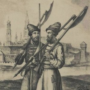 Русский стрелецкий бердыш раннего типа, XVI в.