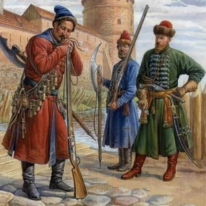Русский стрелецкий бердыш раннего типа, XVI в.
