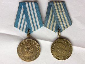 Две медали Нахимова (пуансон и штихель)