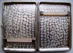 Портсигар серебро 875 в коробке.