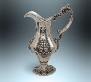 Набор для кофе в стиле Art Nouveau, Португалия, серебро!