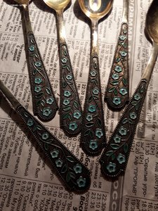 Ложки 6 шт 875 эмаль.