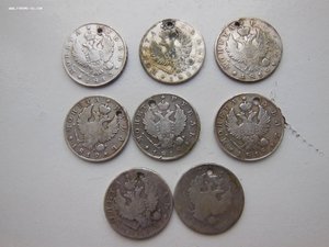 23 монеты "1 РУБЛЬ" с МОНИСТО