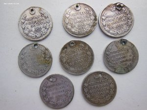 23 монеты "1 РУБЛЬ" с МОНИСТО