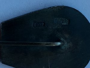 Знак "Севан" серебро 875 проба.В коробке.