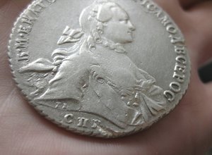 1 рубль 1762 год Екатерина