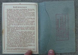 Военные билеты 2-го образца (Wehrpass) 2 шт.
